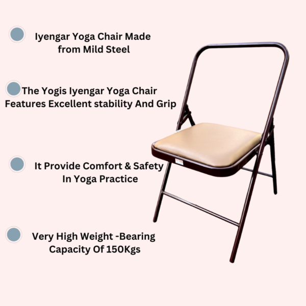 The-Yogis-Iyengar-Yoga-Chair-Brown-Colour-Leather-Seat-Heavy-With-cuhion-Seat-