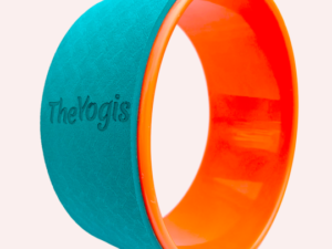 The-Yogis-Yoga-Wheel-13x5.7.5inch-extra-large-Teal-Blue-orange-Color-Heavy