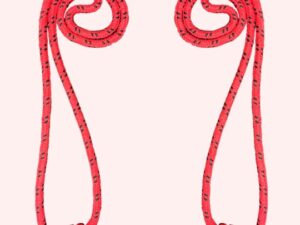 The -Yogis-iyengar-Yoga-Wall-Rope-Cotton-14mm-Red-Colour-Pack-of-2