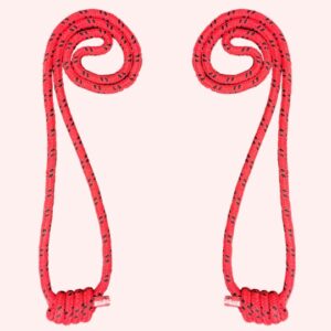 The -Yogis-iyengar-Yoga-Wall-Rope-Cotton-14mm-Red-Colour-Pack-of-2