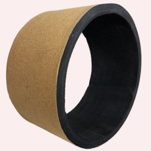 The-Yogis-Yoga-Cork-Wheel-13x6.5inch-extra-large-Brown-Black-Color-Heavy