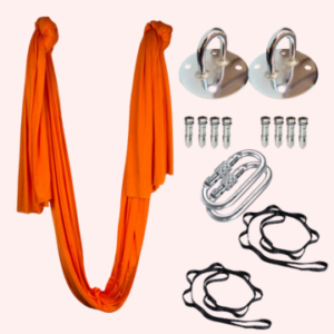 The-Yogis-aerial-Yoga-Hammock-Orange-Color-Full-Kit