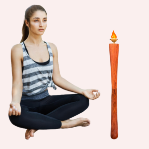 Yoga Meditation Trataka Candle Stand Sheesham Wood