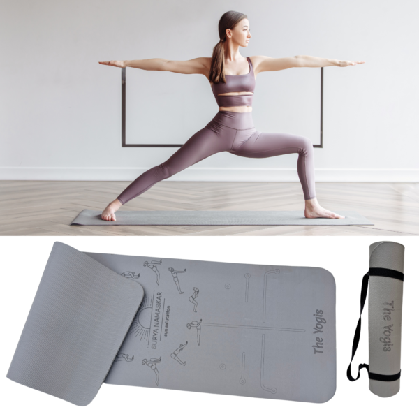 The-Yogis-Yoga-Mat-Tpe-color-Gray-6mm- premium-i